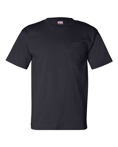 Load image into Gallery viewer, Unisex USA-Made Pocket T-Shirt - Navy