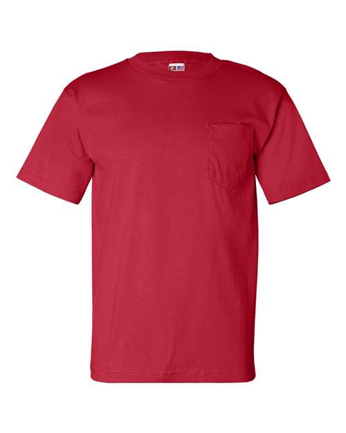 Load image into Gallery viewer, Unisex USA-Made Pocket T-Shirt - Red