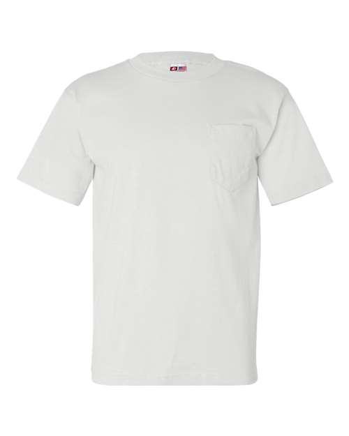 Load image into Gallery viewer, Unisex USA-Made Pocket T-Shirt - White