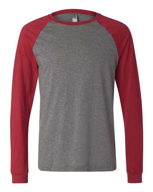 Load image into Gallery viewer, Men's Long Sleeve Jersey Baseball Tee — product photo 3