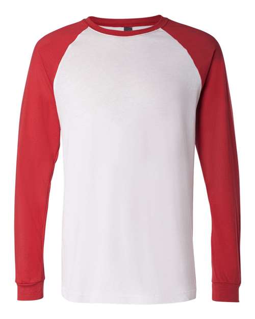 Load image into Gallery viewer, Men's Long Sleeve Jersey Baseball Tee — product photo 6