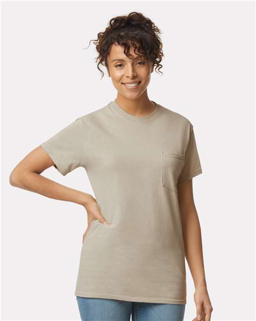 Load image into Gallery viewer, Unisex Ultra Cotton® Pocket T-Shirt — product photo 13