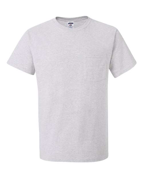 Load image into Gallery viewer, Unisex Dri-Power® 50/50 Pocket T-Shirt - Ash
