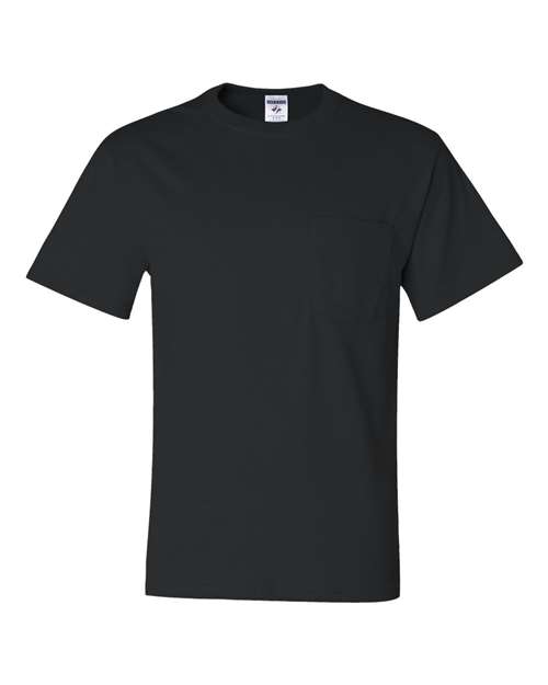 Load image into Gallery viewer, Unisex Dri-Power® 50/50 Pocket T-Shirt - Black