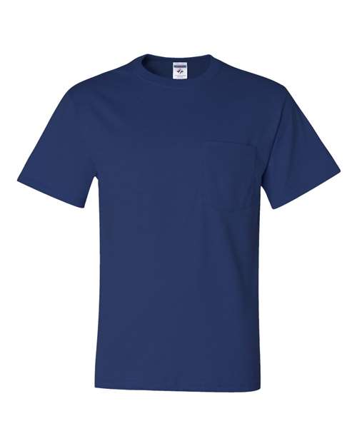 Load image into Gallery viewer, Unisex Dri-Power® 50/50 Pocket T-Shirt - Royal