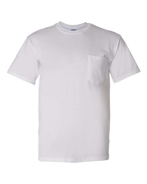 Load image into Gallery viewer, Unisex DryBlend® Pocket T-Shirt — product photo 11