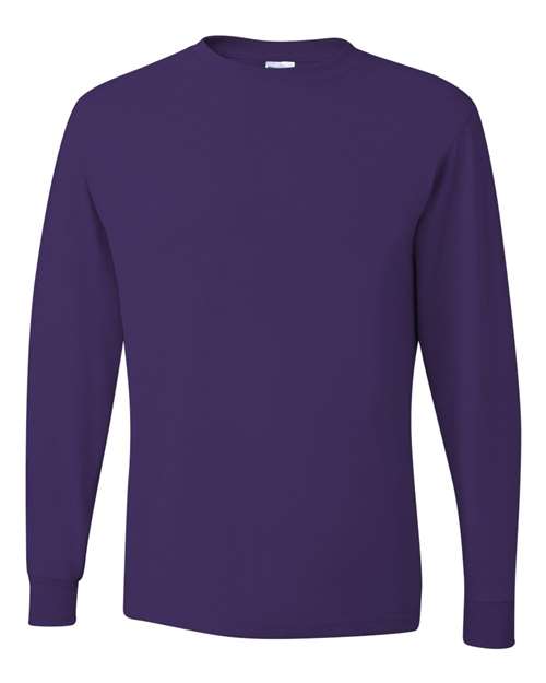 Load image into Gallery viewer, Unisex Dri-Power® Long Sleeve 50/50 T-Shirt - Deep Purple