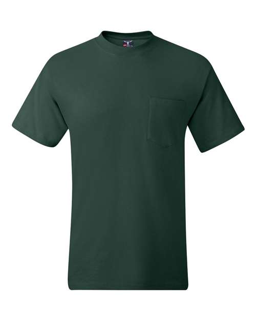 Load image into Gallery viewer, Men's Beefy-T® Pocket T-Shirt - Deep Forest