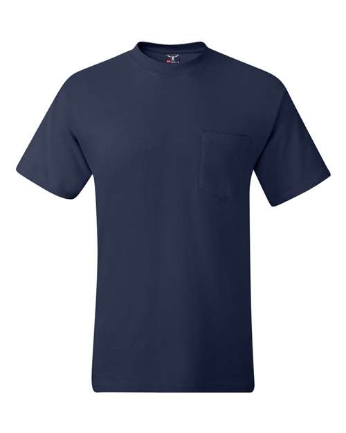 Load image into Gallery viewer, Men's Beefy-T® Pocket T-Shirt - Navy