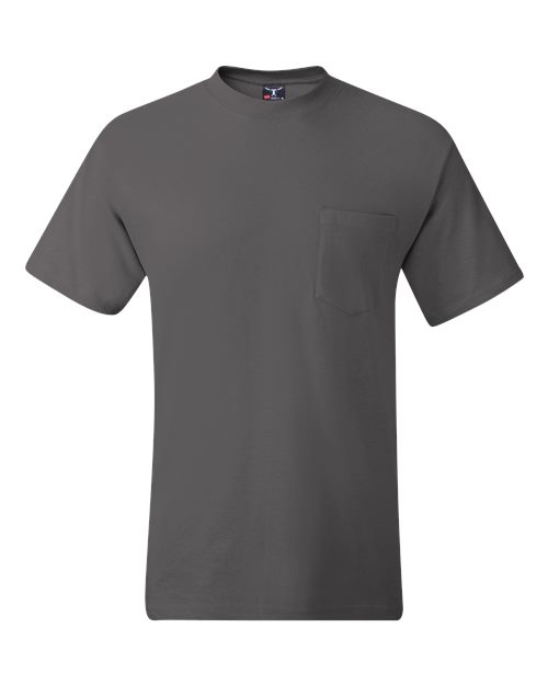 Load image into Gallery viewer, Men's Beefy-T® Pocket T-Shirt - Smoke Grey