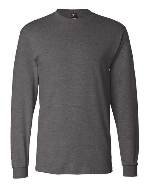 Load image into Gallery viewer, Unisex Beefy-T® Long Sleeve T-Shirt - Charcoal Heather