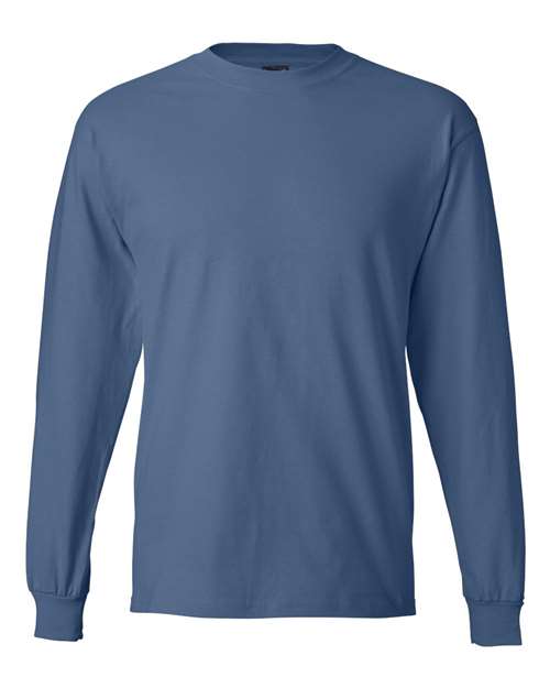 Load image into Gallery viewer, Unisex Beefy-T® Long Sleeve T-Shirt - Denim Blue