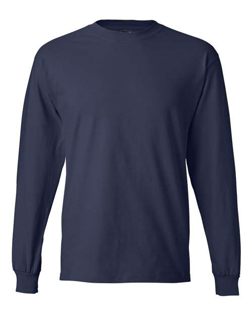 Load image into Gallery viewer, Unisex Beefy-T® Long Sleeve T-Shirt - Navy