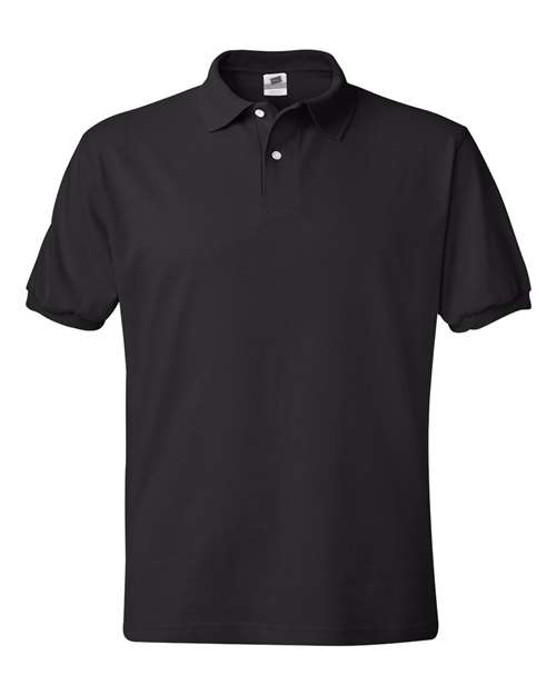 Load image into Gallery viewer, Men's EcoSmart® Jersey Polo - Black