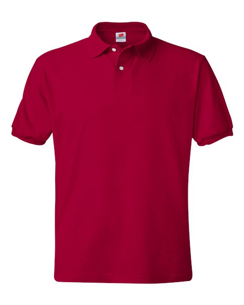 Load image into Gallery viewer, Men's EcoSmart® Jersey Polo - Deep Red