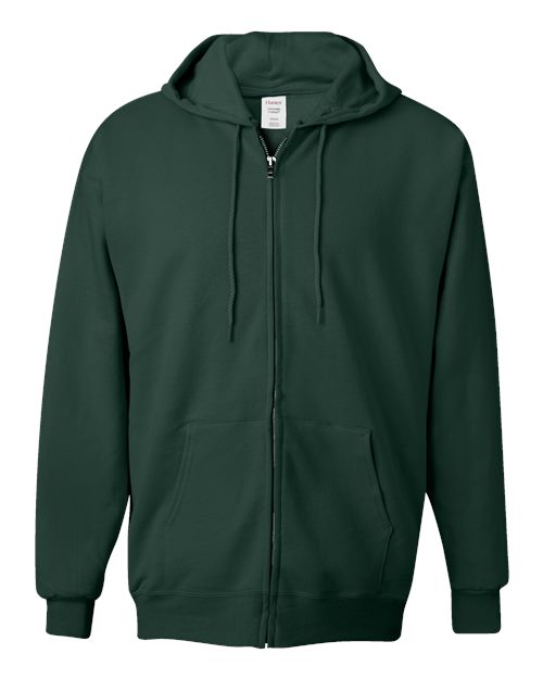 Load image into Gallery viewer, Unisex Ultimate Cotton® Full-Zip Hooded Sweatshirt - Deep Forest