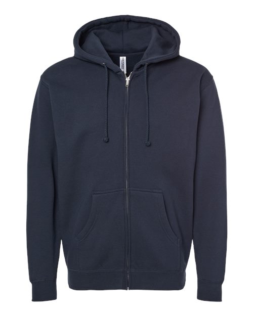 Load image into Gallery viewer, Unisex Heavyweight Full-Zip Hooded Sweatshirt - Navy