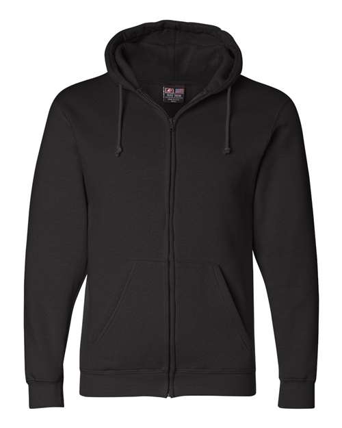 Load image into Gallery viewer, Unisex USA-Made Full-Zip Hooded Sweatshirt - Black
