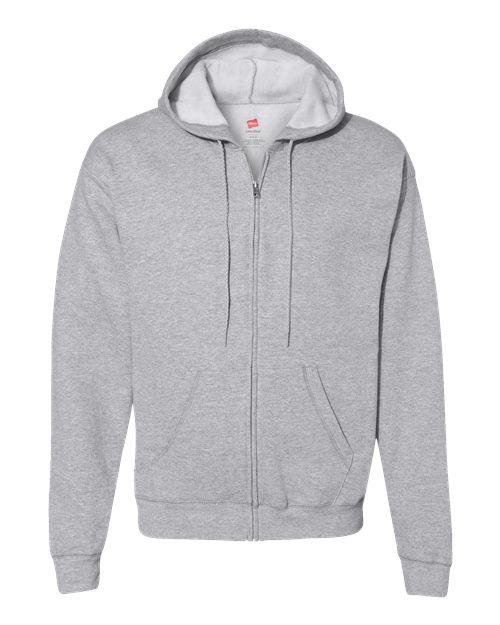 Load image into Gallery viewer, Unisex EcoSmart® Full-Zip Hooded Sweatshirt - Light Steel