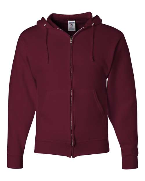 Load image into Gallery viewer, Unisex NuBlend® Full-Zip Hooded Sweatshirt - Maroon