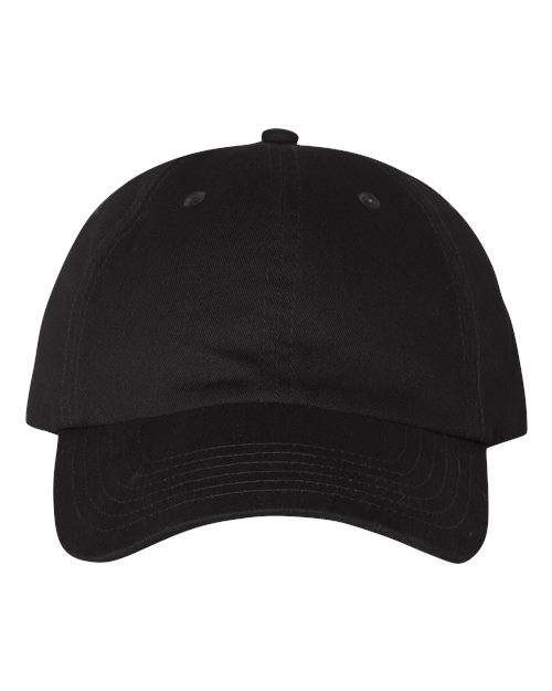 Load image into Gallery viewer, Valucap VC200 Brushed Twill Cap - Black