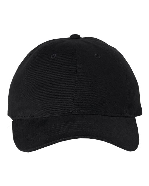 Load image into Gallery viewer, Valucap 9610 Heavy Brushed Twill Unstructured Cap - Black