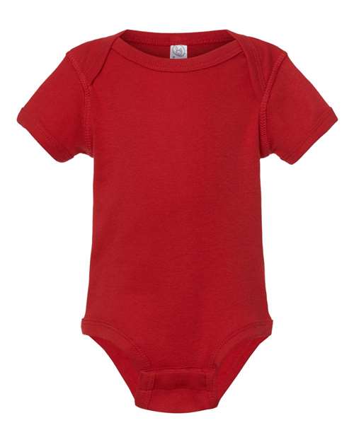 Load image into Gallery viewer, Infant Baby Rib Bodysuit - Red