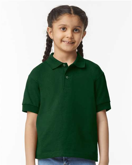 Load image into Gallery viewer, Youth DryBlend® Jersey Polo — product photo 2