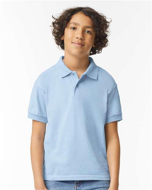 Load image into Gallery viewer, Youth DryBlend® Jersey Polo — product photo 4