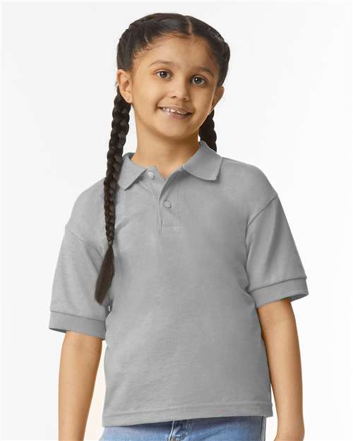 Load image into Gallery viewer, Youth DryBlend® Jersey Polo — product photo 9