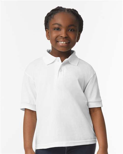 Load image into Gallery viewer, Youth DryBlend® Jersey Polo — product photo 10