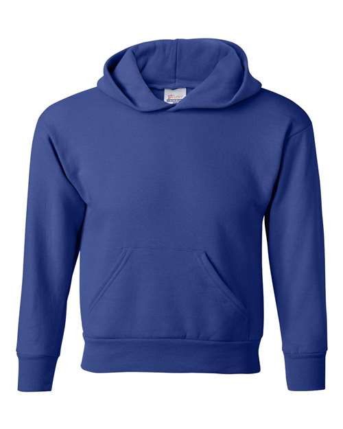 Load image into Gallery viewer, Youth EcoSmart® Hooded Sweatshirt - Deep Royal