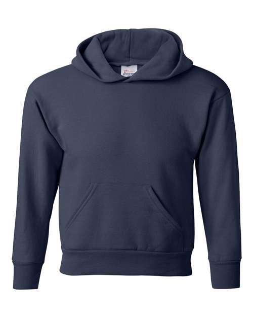 Load image into Gallery viewer, Youth EcoSmart® Hooded Sweatshirt - Navy