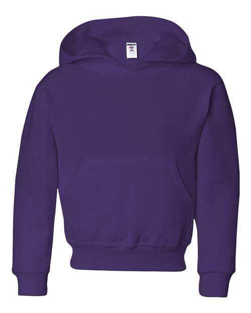 Load image into Gallery viewer, Youth NuBlend® Hooded Sweatshirt - Deep Purple