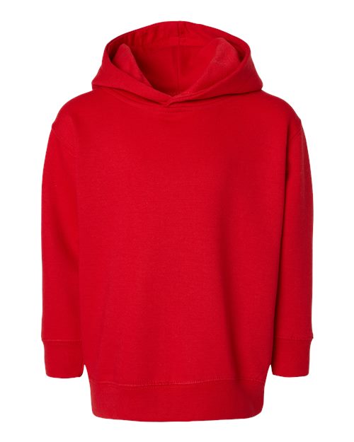 Load image into Gallery viewer, Toddler Pullover Fleece Hoodie - Red