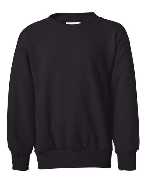 Load image into Gallery viewer, Youth EcoSmart® Crewneck Sweatshirt - Black