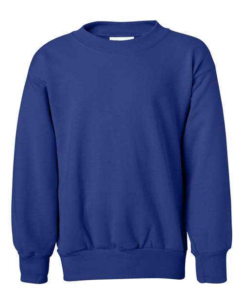 Load image into Gallery viewer, Youth EcoSmart® Crewneck Sweatshirt - Deep Royal