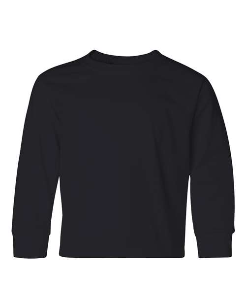 Load image into Gallery viewer, Youth Dri-Power® Long Sleeve 50/50 T-Shirt - Black