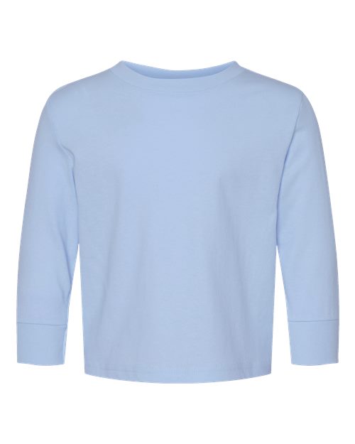 Load image into Gallery viewer, Toddler Cotton Jersey Long Sleeve Tee - Light Blue