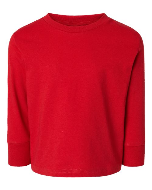 Load image into Gallery viewer, Toddler Cotton Jersey Long Sleeve Tee - Red
