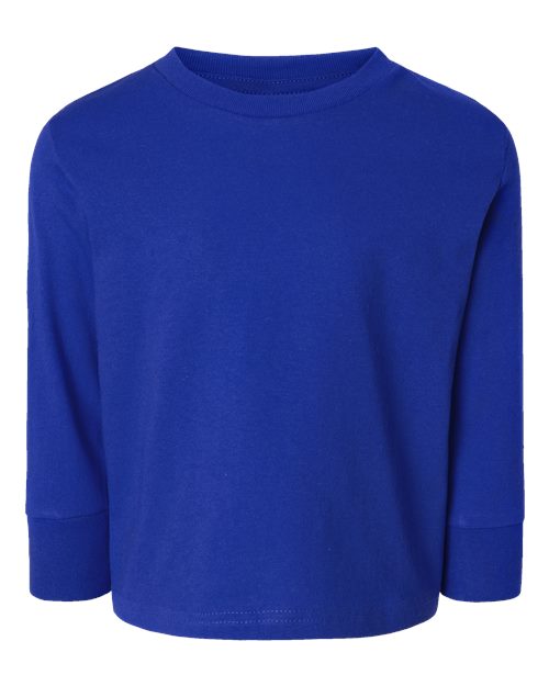 Load image into Gallery viewer, Toddler Cotton Jersey Long Sleeve Tee - Royal