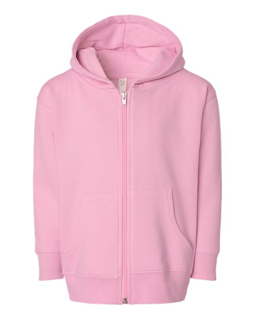 Load image into Gallery viewer, Toddler Full-Zip Fleece Hoodie Sweatshirt - Pink