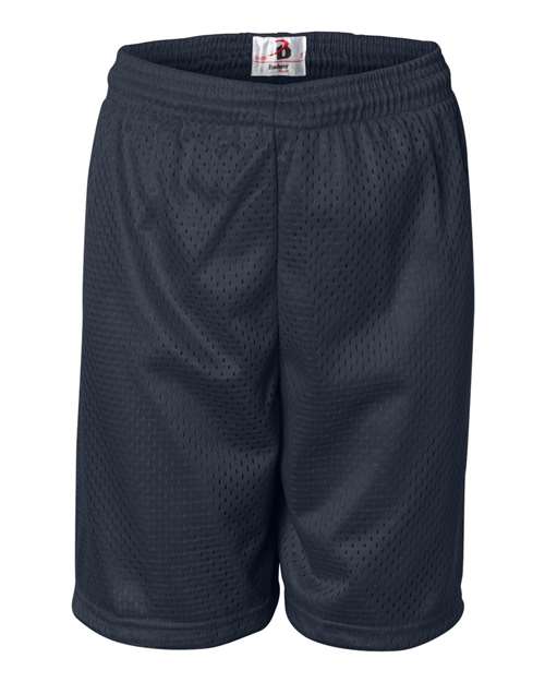 Load image into Gallery viewer, Badger 2207 Youth Pro Mesh 6" Shorts - Navy