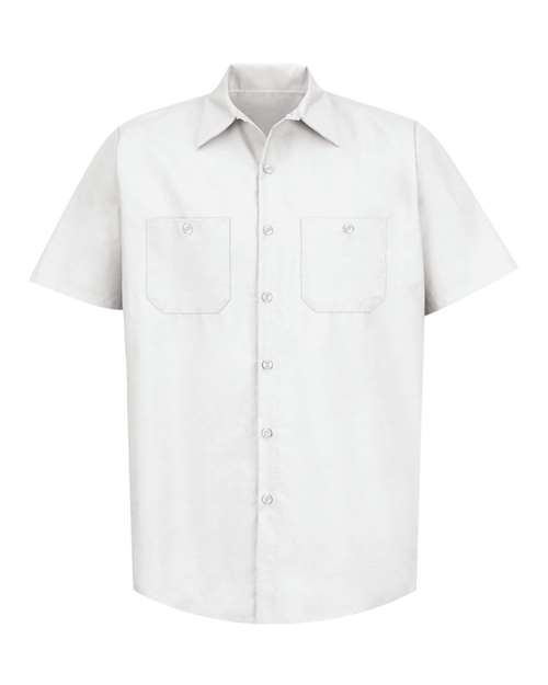 Load image into Gallery viewer, Red Kap SP24 Men's Industrial Short Sleeve Work Shirt - White