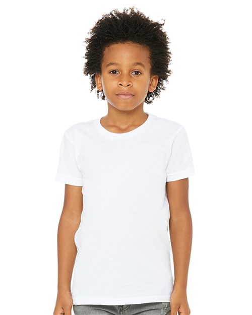 Load image into Gallery viewer, Youth Jersey Tee — blank t-shirt for DTF printing