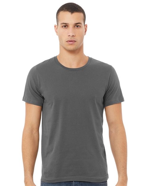 Load image into Gallery viewer, Unisex USA-Made Jersey Tee — blank t-shirt for DTF printing
