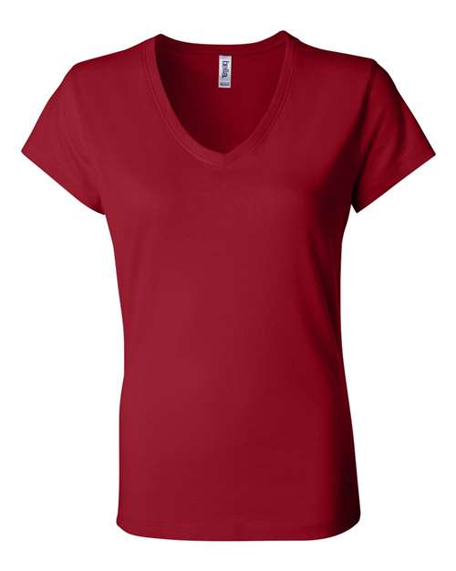 Load image into Gallery viewer, Women’s Jersey V-Neck Tee — product photo 7