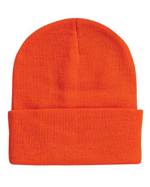Load image into Gallery viewer, Sportsman SP12 12" Solid Cuffed Beanie - Blaze Orange