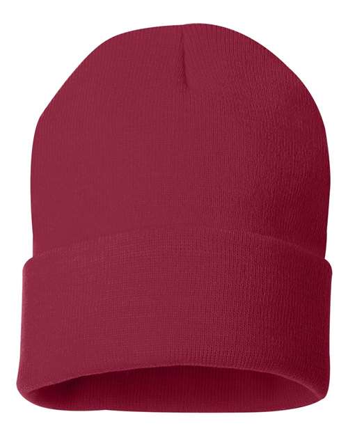 Load image into Gallery viewer, Sportsman SP12 12" Solid Cuffed Beanie - Cardinal
