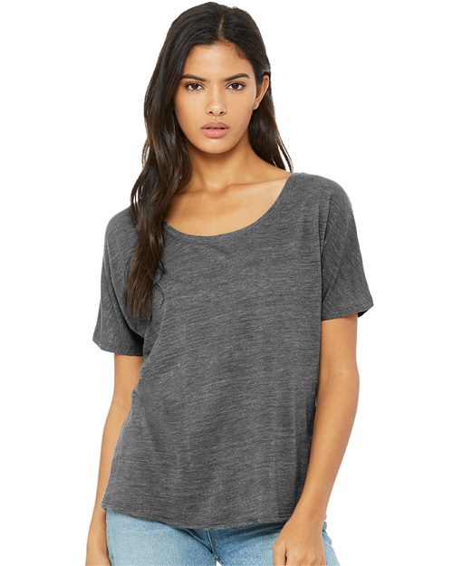 Load image into Gallery viewer, Women’s Slouchy Tee — blank t-shirt for DTF printing